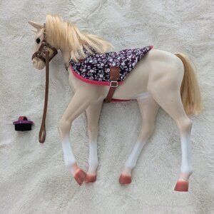 OG Palomino Foal Horse & brush